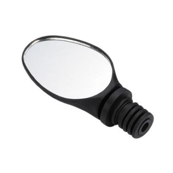 Coloury Mirror Handlebar End - 2 Inch Oval - Fits 19 - 22M Handlebar