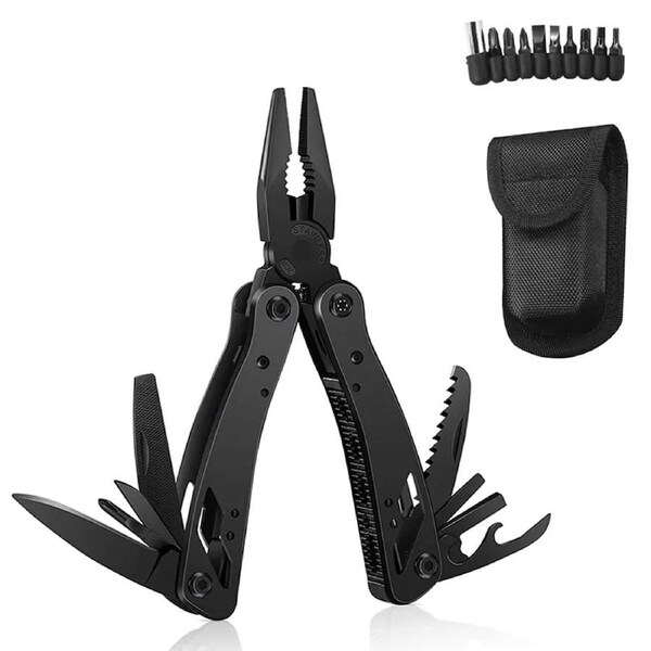 Folding Multitool Screwdriver Pliers Emergency Hand Tool