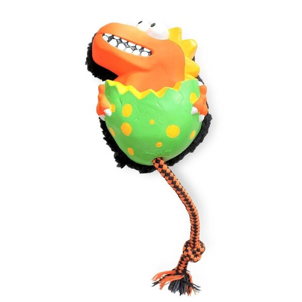 Max & Molly Squeaker Snuggles Dog Toy - Otto the Dino