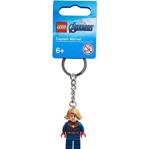 LEGO 854064 - Gear Avengers Super Heroes Captain Marvel Keyring Key Chain