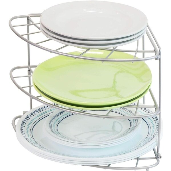 3-Tier Counter Corner Shelf Organizer