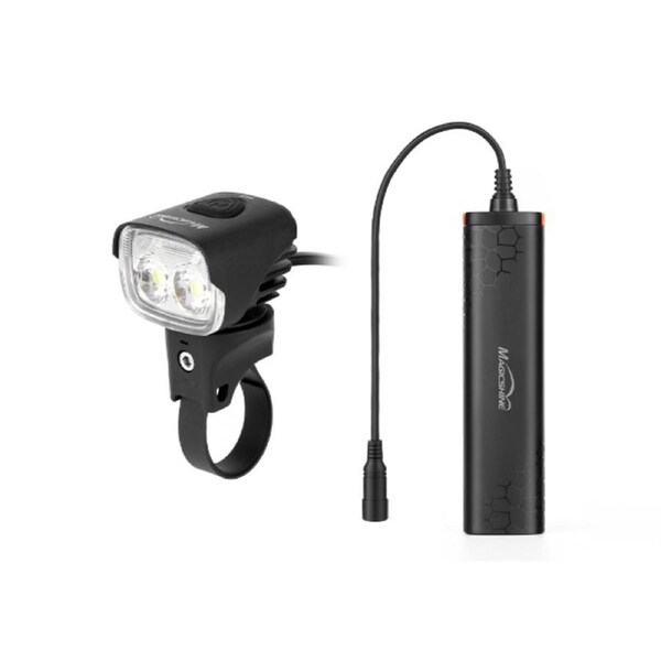 Magicshine Highpower Front Light 902SB - Battery Powered 3000 Lumen / E-Bike Motor 1500 Lumen - 6116c Battery included - Motor cable sold separately