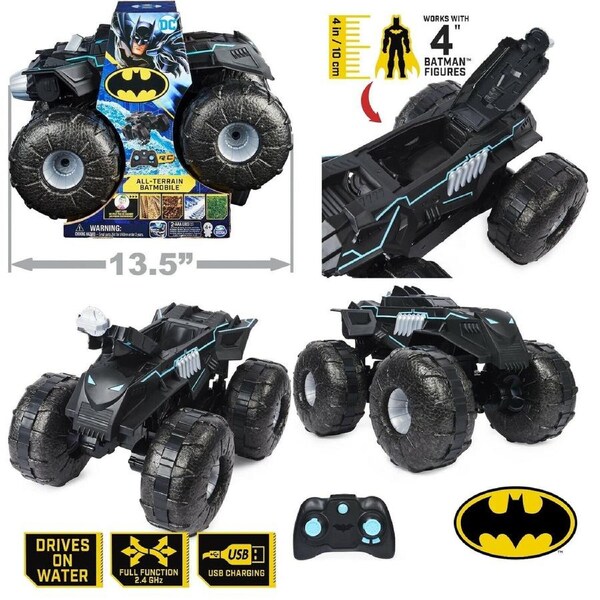 Monster Jam Official Batman Themed Remote Control Truck 1:15 RC Car Fun