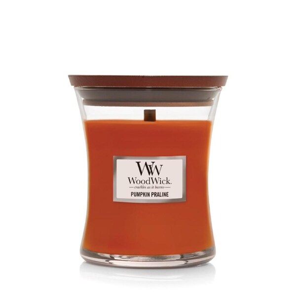 WoodWick Pumpkin Praline Medium Scented Candle