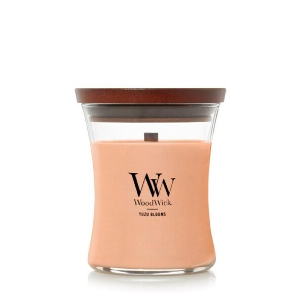 WoodWick Yuzu Blooms Medium Scented Candle