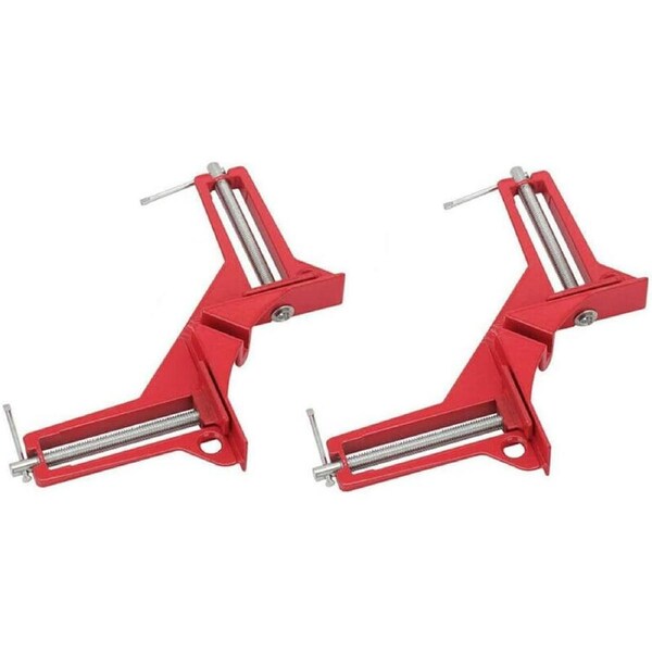 4-Piece Corner Clamp 90 Degree Right Angle Outside Vise Frame Holder Timber Work