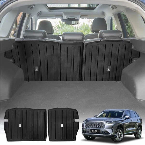 Back Seat Protector for GWM Haval H6/H6 GT 2021-Onwards All Weather Heavy Duty Car Seats Kick Mats Cover