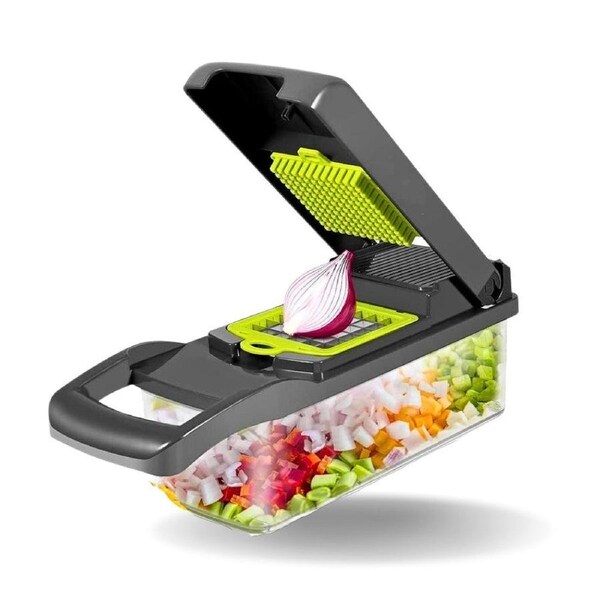 Multi-Functional Kitchen Food Preparation Vegetable Ingredient Chopper Slicer Tool