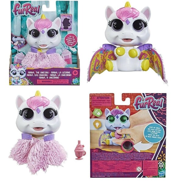 Furreal Friends Airina Unicorn for Ages 4+ Toy Pet Play Feed Baby Fun