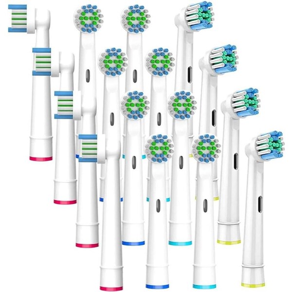 20x NeliCo Precision Clean Replacement Toothbrush Heads Compatible with Oral-B Electric Toothbrush – Rotating Brush Head for Superior Clean