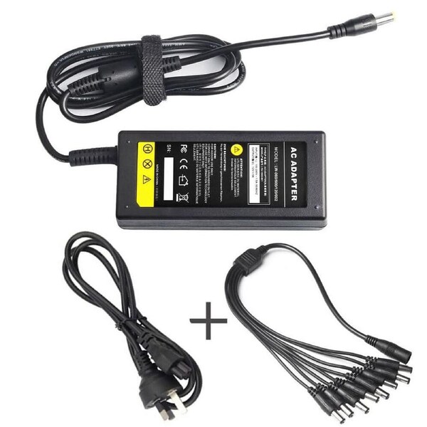 DC 12V 5A Power Supply CCTV Security Camera DVR +8 Split Swann Lorex Defender