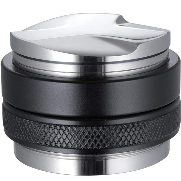 53mm Coffee Distributor & Tamper, MATOW Dual Head Coffee Leveler Fits for 54mm Breville Portafilter, Adjustable Depth- Professional Espresso Hand Tampers