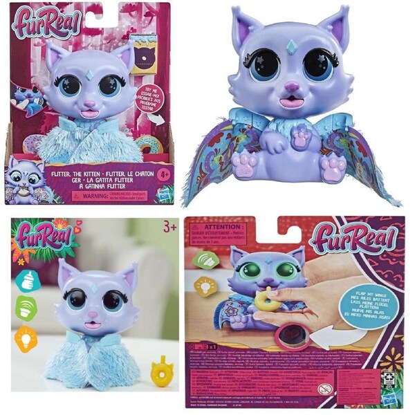 Furreal Friends Filtter Kitten Ages 4+ Toy Pet Play Feed Baby Fun