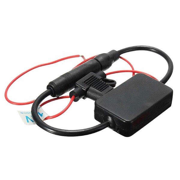 Auto Car Antenna Radio Signal AMP Amplifier Booster Strengthen 25db