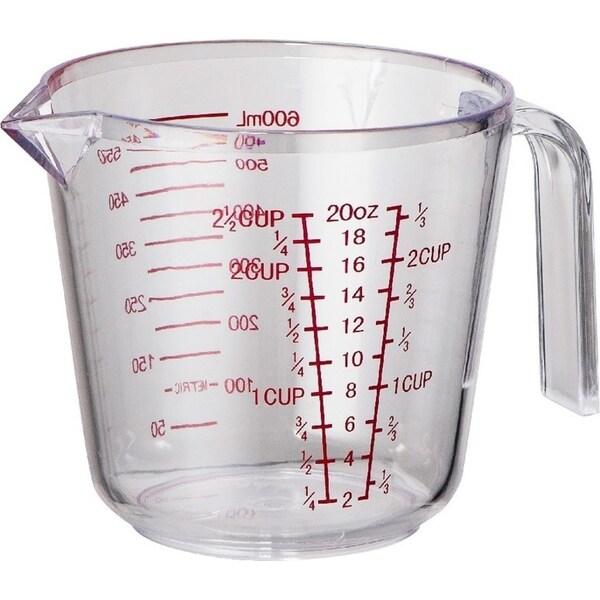 Avanti Plastic Measuring Jug 600ml BPA Free