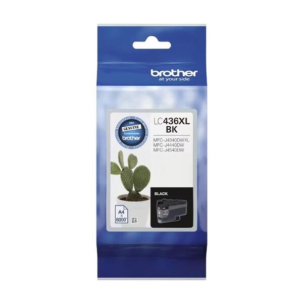 Brother LC436XL Black Ink Cartridge High Yield Toner LC-436XLBK