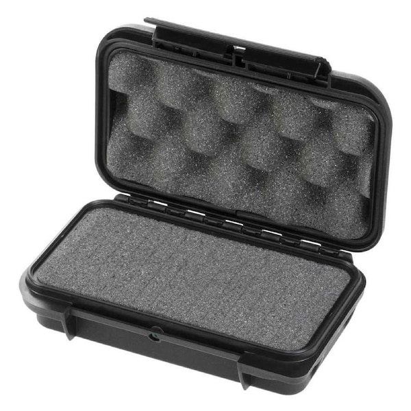 Plastica Panaro MAX001S 0.53L IP67 Watertight Equipment Hard Case + Foam in Black