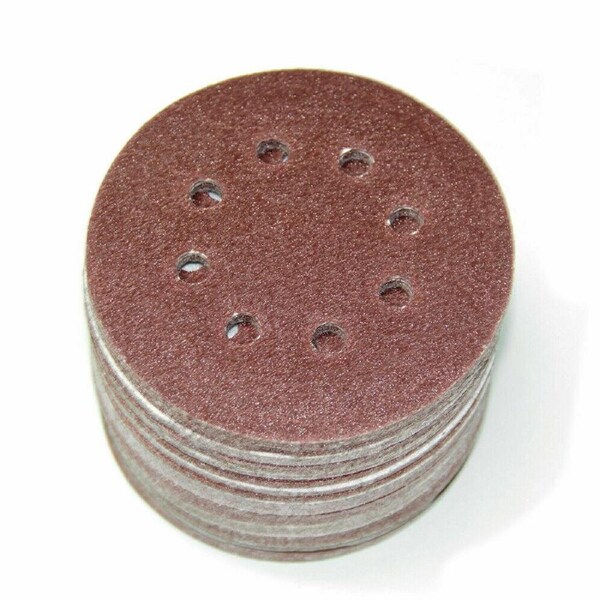 125pcs 125mm 5" Sanding Discs 60 80 100 120 240 Mixed Grit Orbital Sander Pads