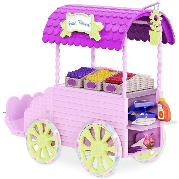 Glitter Girls Battat Flower Carriage Glitter Girl Ages 3+ Toy Doll Play Rose Fun