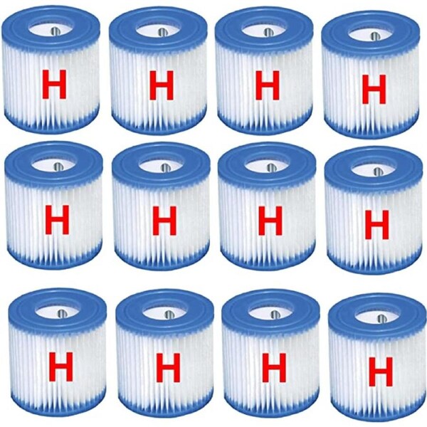 Intex 12 x Filter Cartridge replacement Size H INTEX FILTER PUMP 29007
