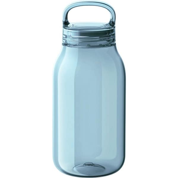 Kinto 300ml Water Bottle Travel Drinking Container w/ Twist Lid/Handle Blue