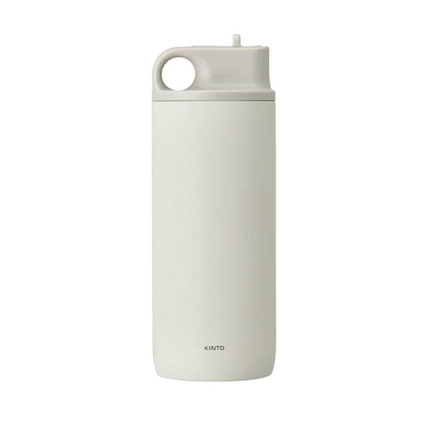 Kinto Active 600ml Vacuum Insulated Tumbler Stainless Steel Drink Bottle White