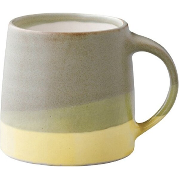 Kinto SCS-S03 Coffee Mug 320ml Drink Water/Tea Cup w/ Handle Moss Green & Yellow