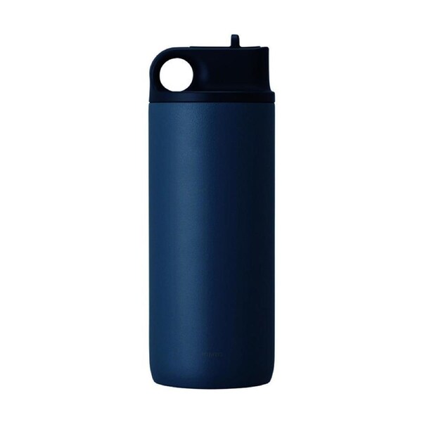 Kinto Active 600ml Vacuum Insulated Tumbler Stainless Steel Drink Bottle BLU GRY