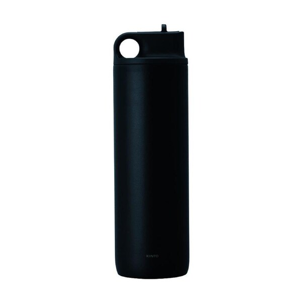 Kinto Active 800ml Vacuum Insulated Tumbler Stainless Steel Drink Bottle Black