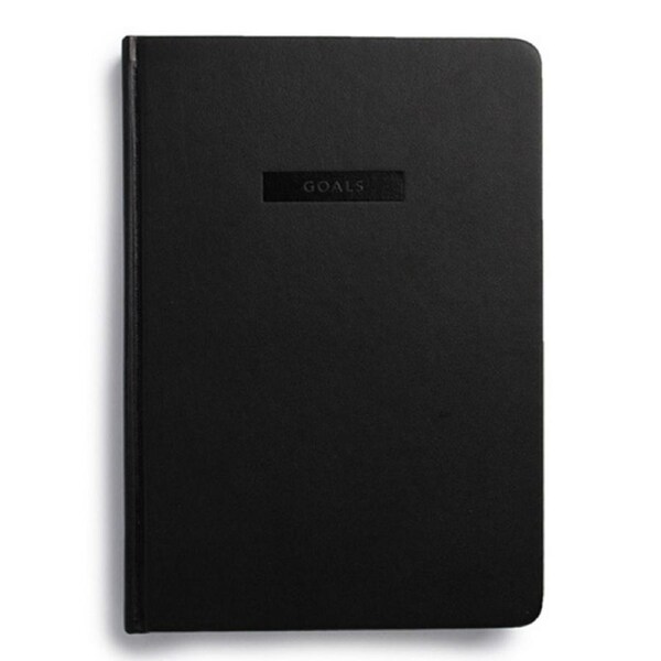 MiGoals Progress Journal A5 Soft Cover Home/Office Financial Organiser Black