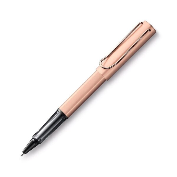 Lamy Lx Anodised Aluminium Light-Weight Stylish Rollerball Writing Pen Rose Gold