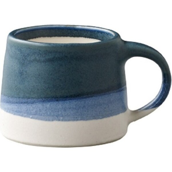 Kinto SCS-S03 Coffee Mug 110ml Drinking Water/Tea Cup w/ Handle Navy & White