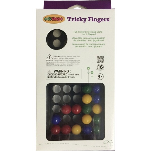 Edushape Tricky Fingers Children's/Kid's Educational Puzzle Match Game 3y+