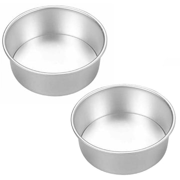 2Pcs Inch Cake Mold Round DIY Cakes Pastry Mould Baking Tin Pan