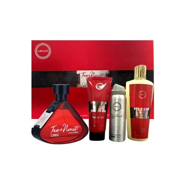 Armaf Tres Nuit Lyric 4 Piece 100ml Eau De Parfum