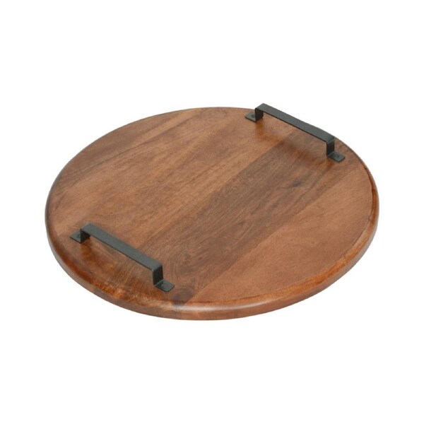 Duqqa Mango Wood 50x50cm Round Serving Board