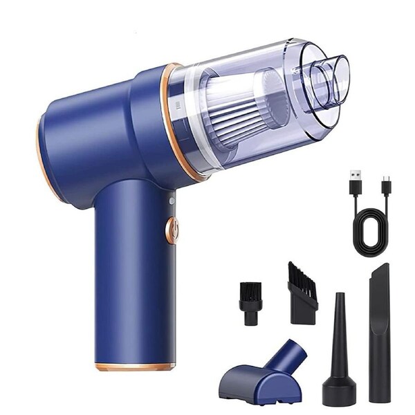 120W Chargable Wireless Vacuum Cleaner Inflatable 10000Pa High Power for Home Air Blower Car Handheld Portable Mini Cleaning Vacuum