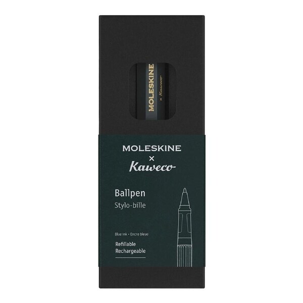 Moleskine Kaweco Collection 10.5cm Push-Button Ballpoint Writing Pens Green