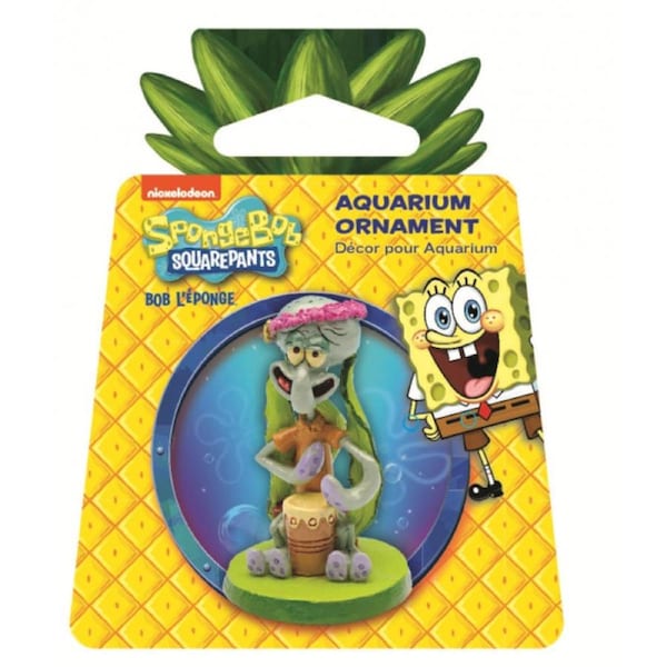 Squidward Mini SpongeBob Fish Tank Aquarium Decoration