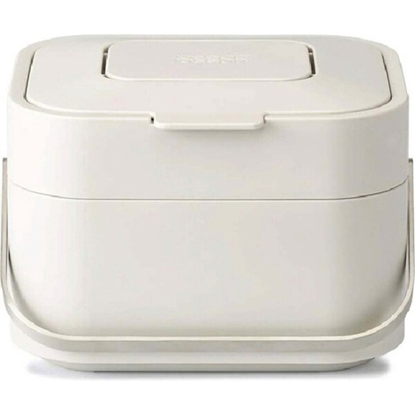 Joseph Joseph Stack 4L/23.5cm Food Waste Caddy Storage w/ Handle/Lid Stone