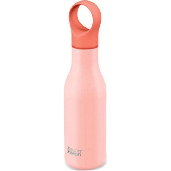 Joseph & Joseph Loop 500ml Vacuum Insulated Water Bottle Drinking Flask Coral