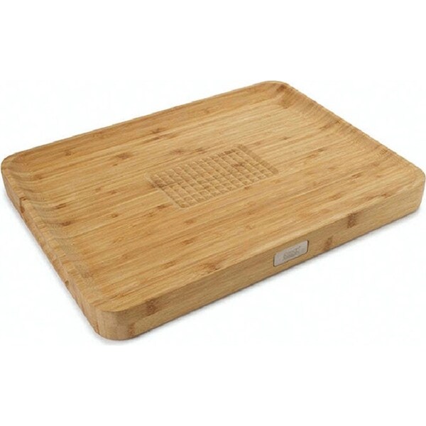 Joseph & Joseph Cut & Carve 40cm Bamboo Chopping/Cutting Board Rectangle Natural