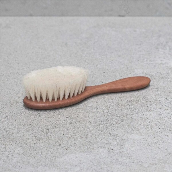 Baby's Goats Hair Pearwood Brush - Keller Bursten