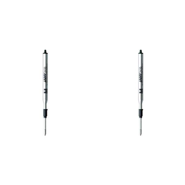 2x Lamy M16 Giant Ballpoint Pen Refill Medium For All Except Scribble & Pico BLK
