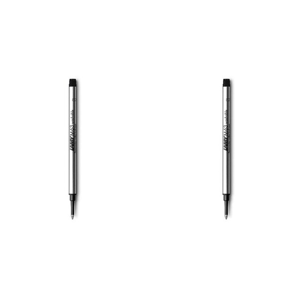 2x Lamy M63 Hangsell Rollerball Pen Refill Medium Fits 2000/Scala/Accent Black