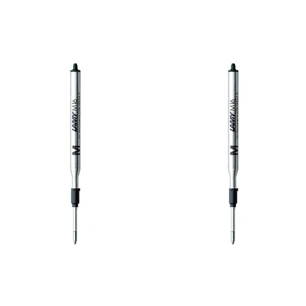 2x Lamy Medium 8000 M16 Ballpoint Pen Refill Suits All Except Scribble & Pico BK