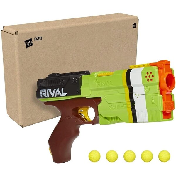 NERF Rival Kronos-Green XVIII-500 Blaster-Ages 14+ Toy Gun Fire Play Fight
