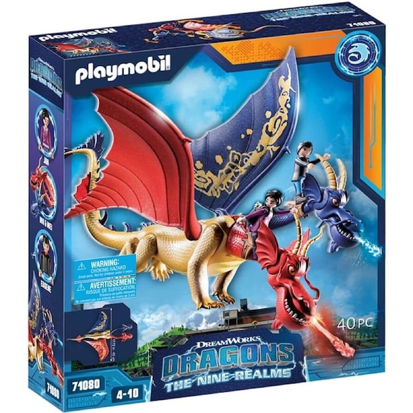 Playmobil Dragons The Nine Realms - Wu & Wei with Jun 40pc 71080