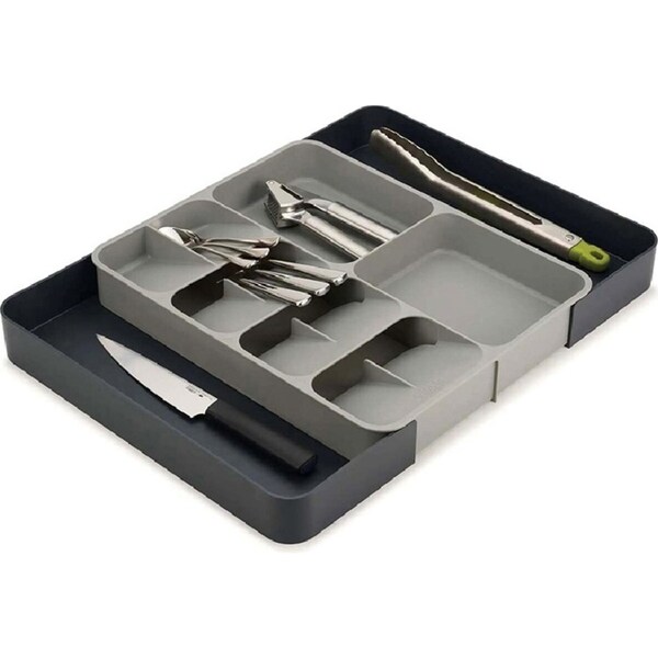 Joseph & Joseph DrawerStore Expanding Utensil & Gadgets Storage Organiser Grey
