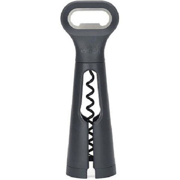 Joseph & Joseph BarStar 3-in-1 Corkscrew Wine Bottle Opener Barware Tool Grey
